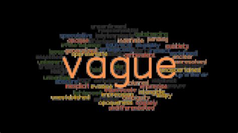 vague mots fléchés|vague définition synonyme.